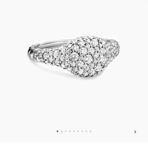 David Yurman Petite Pave Pinky Ring